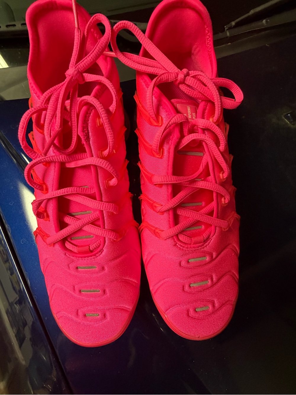 Women’s Hot Pink VaporMax-style Air Cushion Sneakers Nike - Picture 2 of 6
